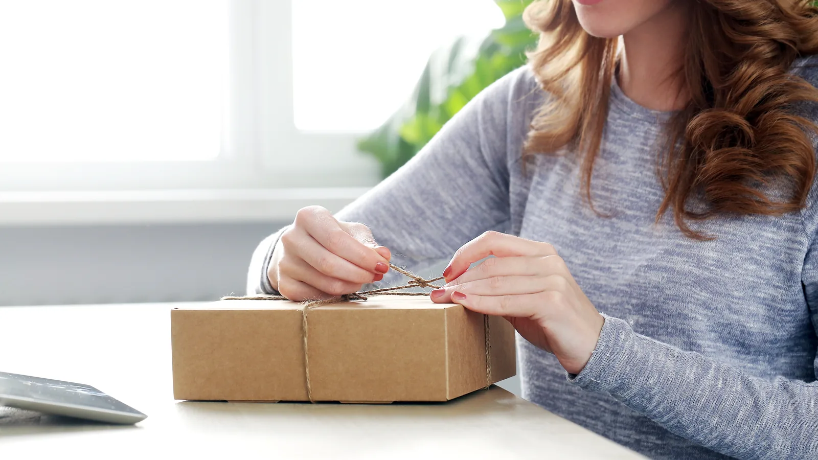 An unlabeled medication shipment being unboxed at home
